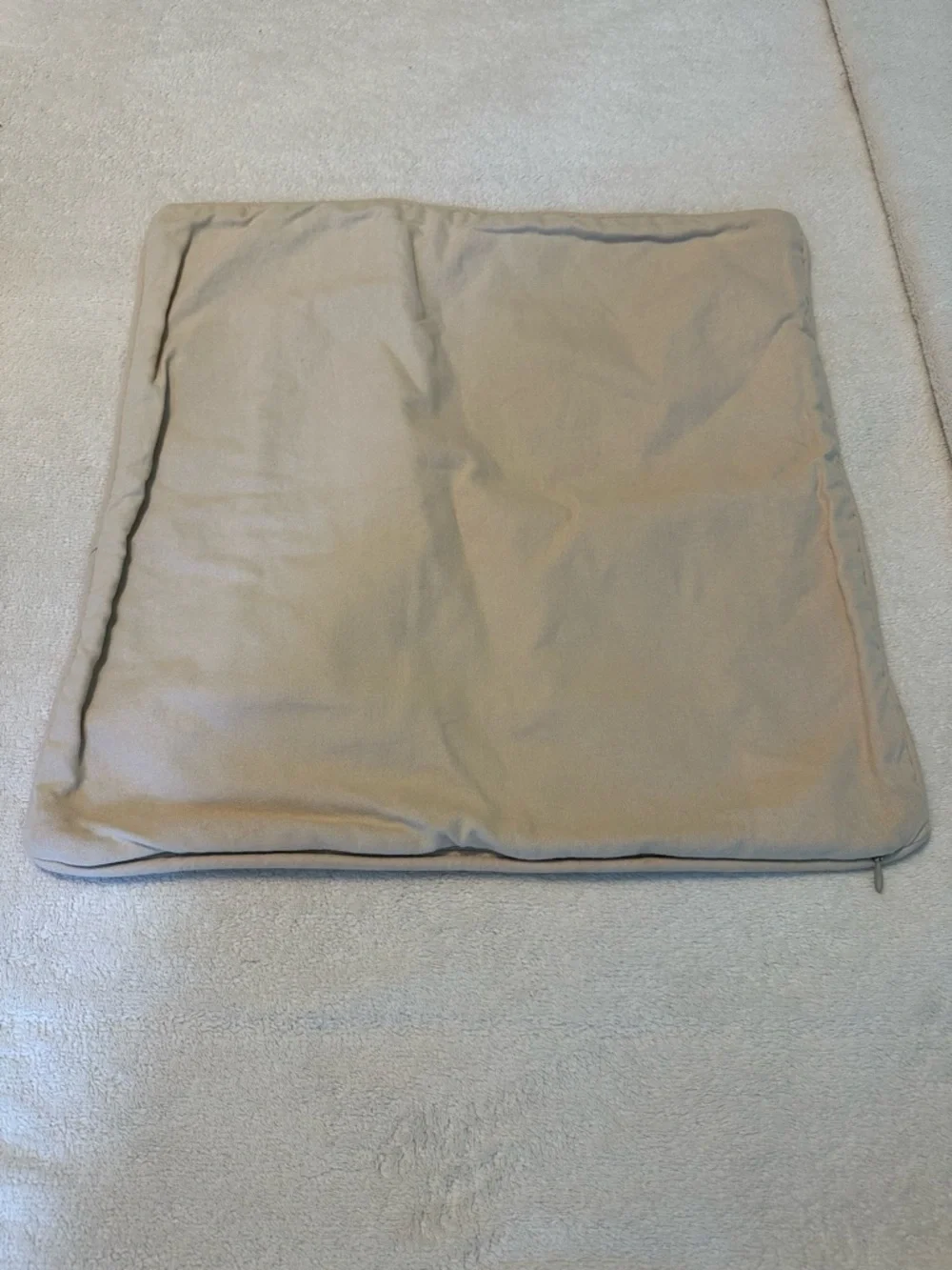 Vintage Pottery Barn Woven Gold Green Paisley Square Pillow Cover 18x18 Zipper